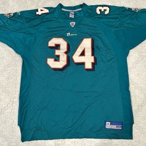 Authentic! Ricky Williams Dolphins jersey. Size 56, Reeboks, Used!